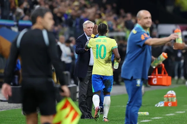 Ancelotti muốn giúp Vinicius Jr lấy lại phong độ