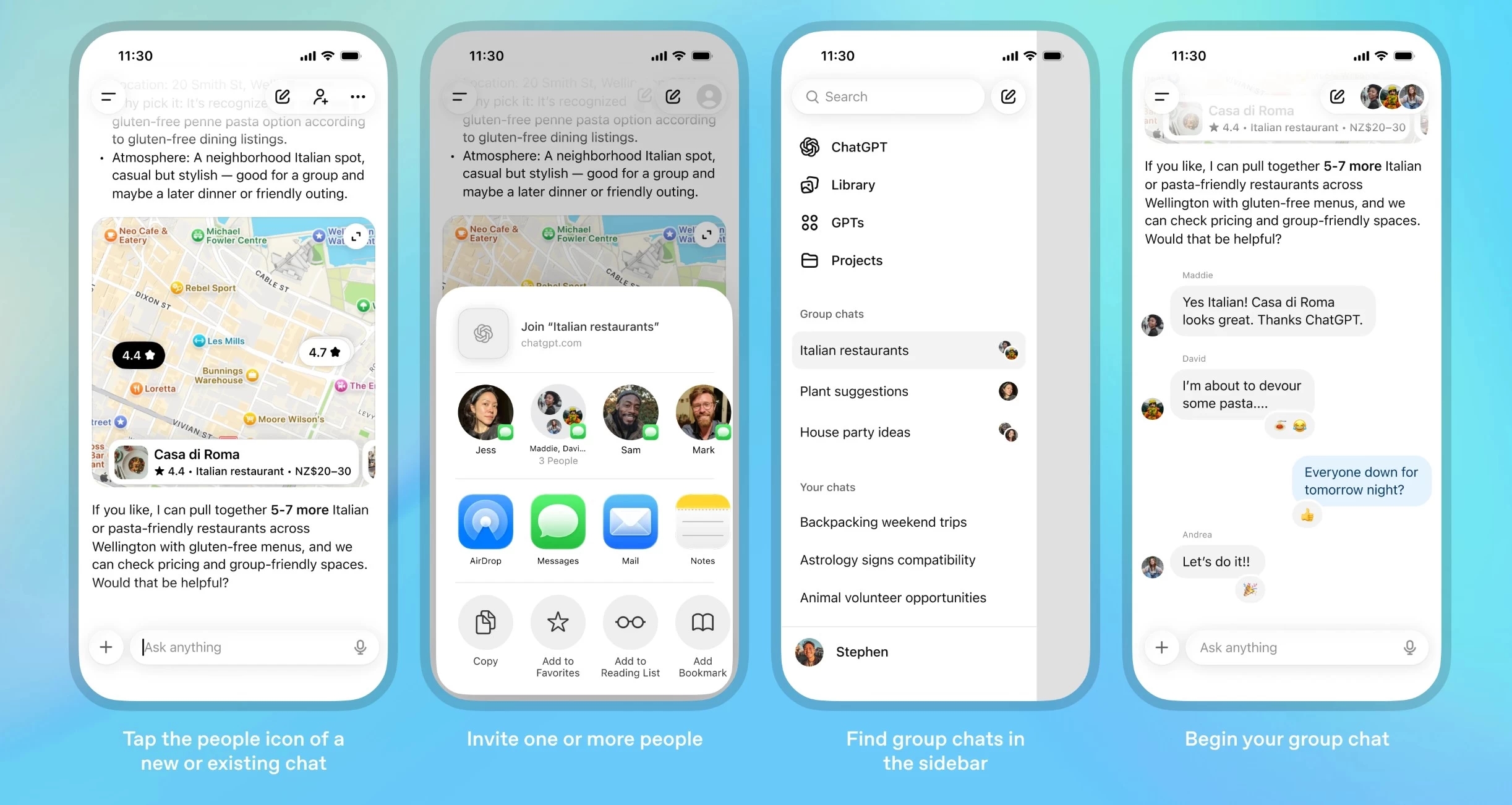 ChatGPT, trò chuyện nhóm, GPT-5.1 Auto, AI, hợp tác, OpenAI
