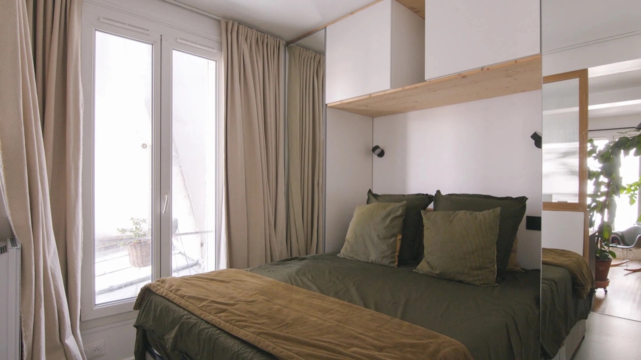 giải pháp cải tạo căn hộ nhỏ, căn hộ 25 m2, thiết kế căn hộ nhỏ, cải tạo căn hộ 25 m2, bố trí căn hộ nhỏ, căn hộ tối ưu không gian