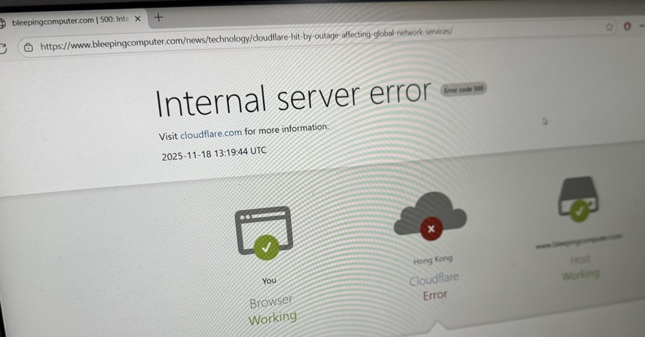 Cloudflare, sự cố Cloudflare, CDN, website bị sập, Internet toàn cầu, dịch vụ CDN, lỗi Cloudflare