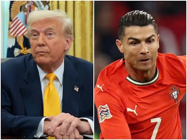 Ông Trump hết lời ca ngợi Ronaldo trong buổi đón tiếp tại Nhà Trắng