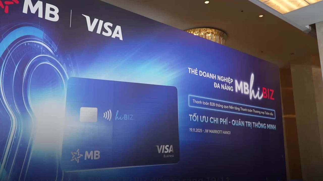 MB Visa Hi BIZ, thẻ doanh nghiệp MB, thẻ doanh nghiệp đa năng, MB Bank, Visa Việt Nam, KOTRA, GTPP, thanh toán B2B