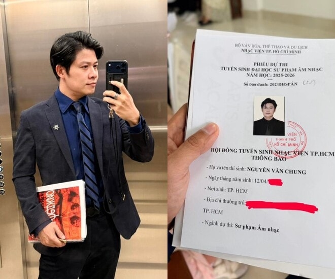 Nhạc sĩ Nguyễn Văn Chung đỗ đại học ở tuổi 43