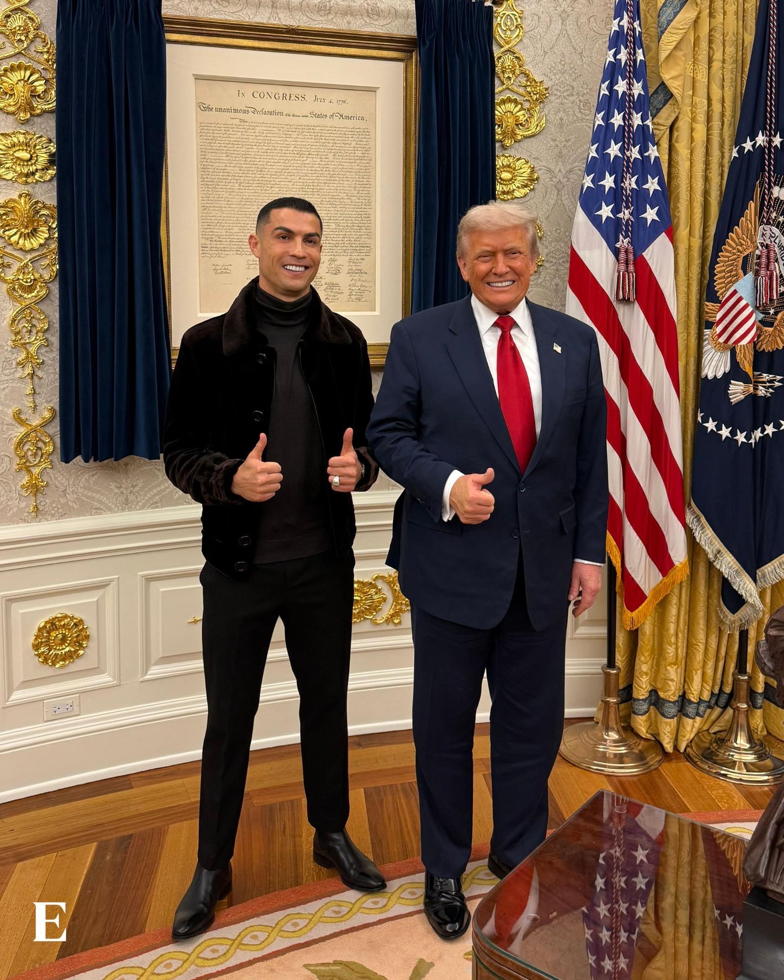 Ronaldo, Cristiano Ronaldo, Donald Trump, Nhà Trắng, Two GOATS, Saudi Pro League, Mohammed bin Salman, Georgina Rodriguez