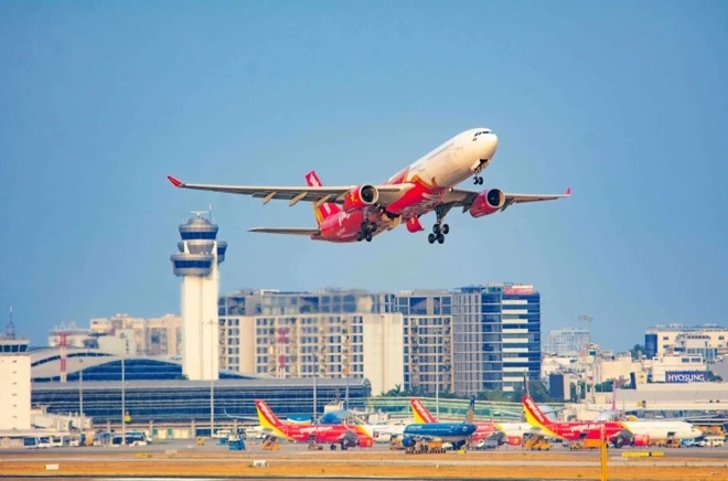 Cổ phiếu Vietjet Air tăng trần, kéo VN-Index đi lên