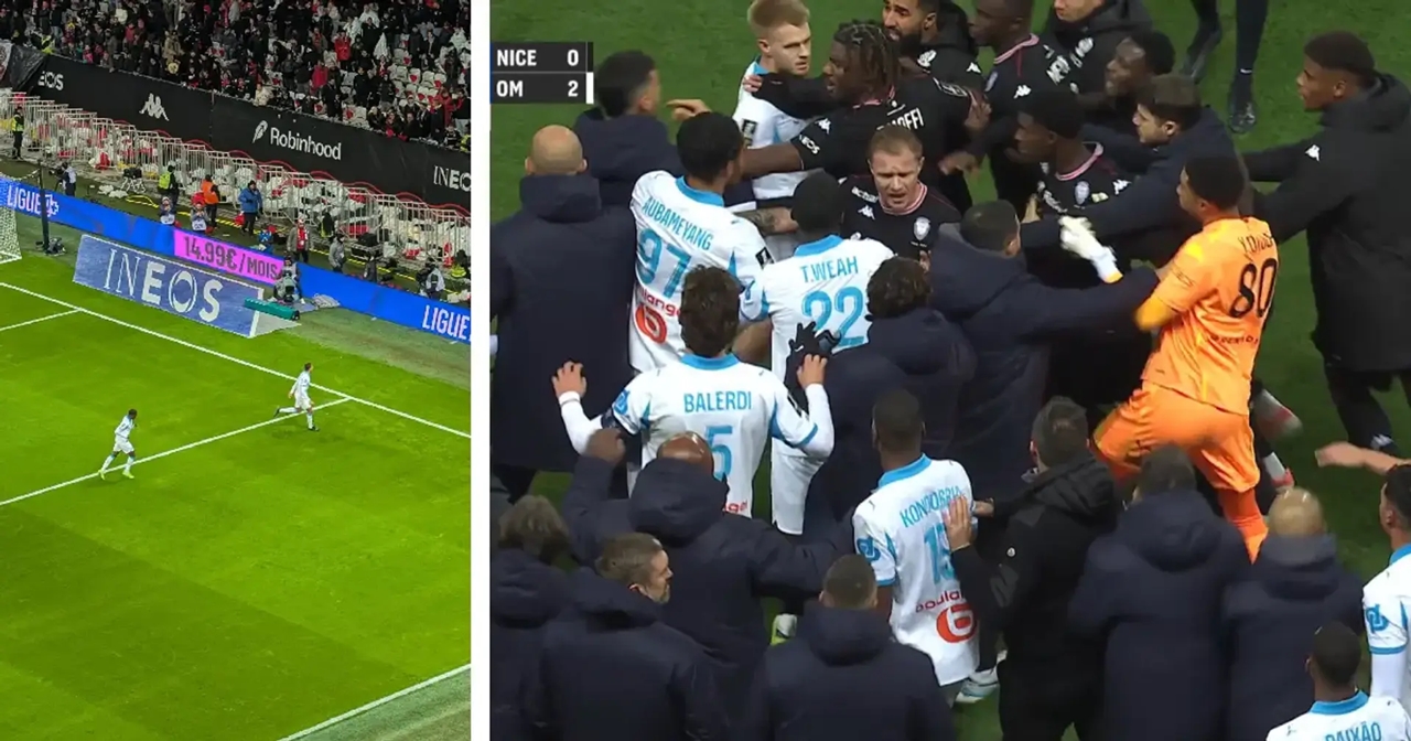 Nice, Marseille, OGC Nice, OM, Mason Greenwood, Ligue 1, xô xát Nice OM, Emerson