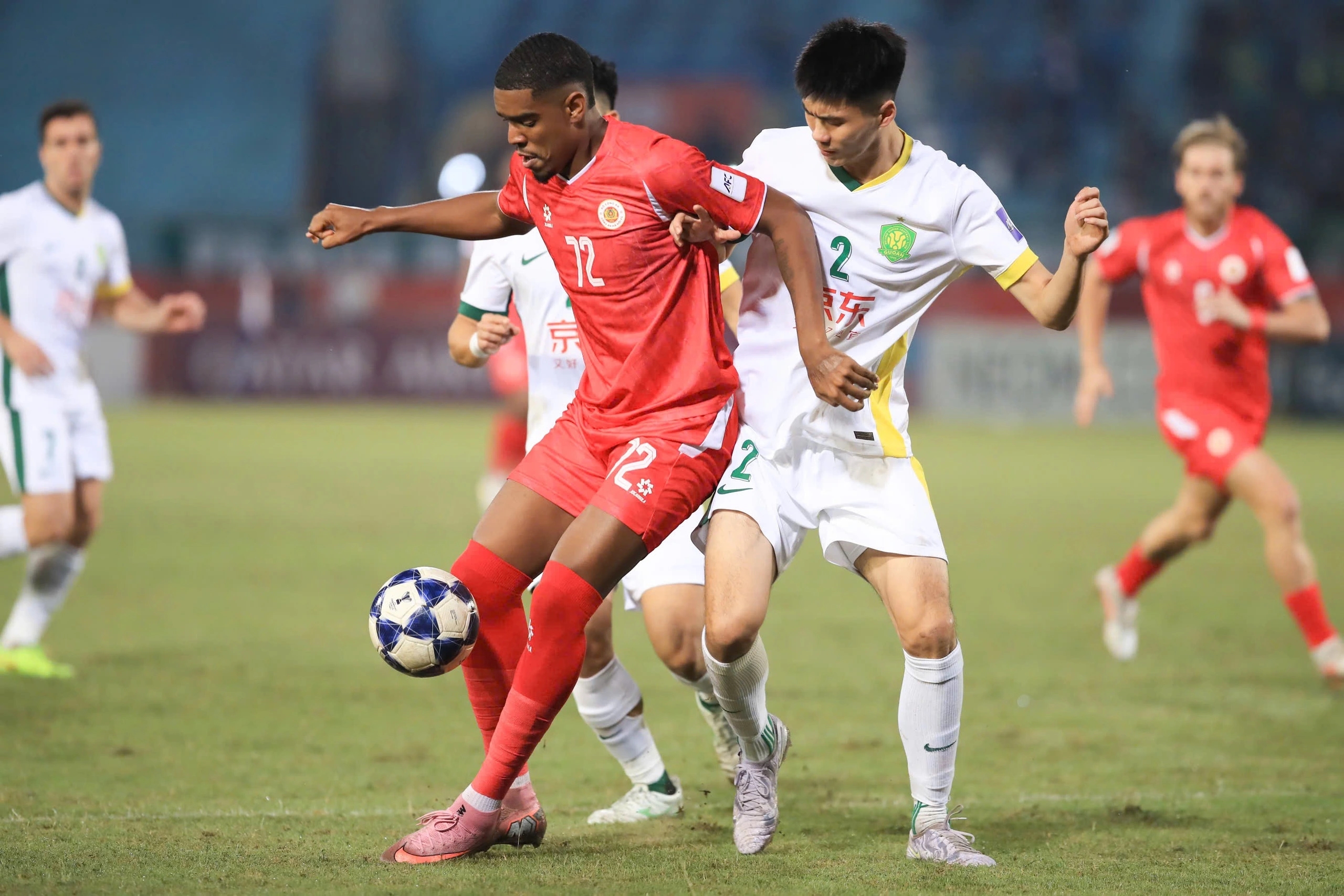 CAHN, Bắc Kinh Quốc An, AFC Champions League Two, Stefan Mauk, Đình Bắc, chiến thắng 2-1