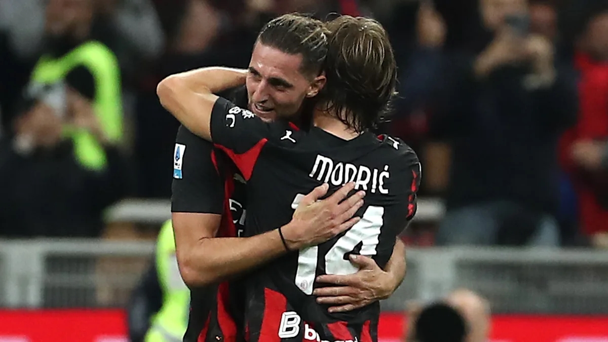Adrien Rabiot, Luka Modric, Rafael Leao, AC Milan, Serie A, Gazzetta dello Sport