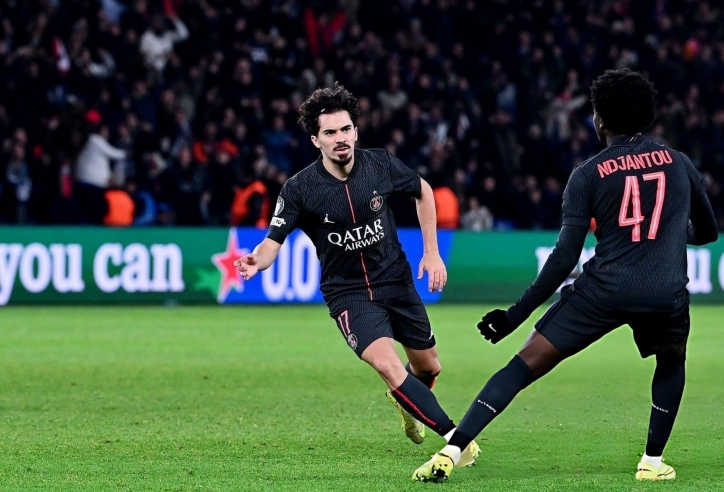 PSG vs Tottenham, Champions League, Vitinha hat-trick, Kolo Muani, trận cầu 8 bàn thắng