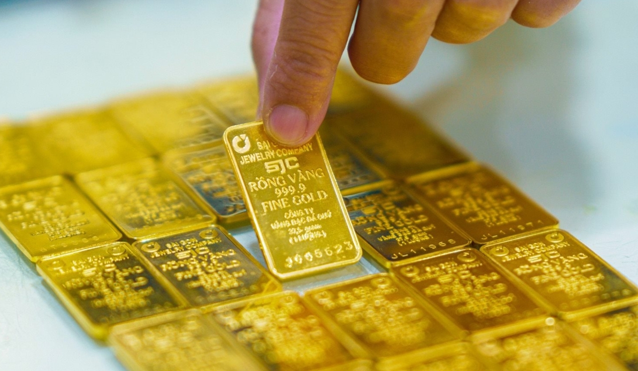 Giá vàng miếng lập đỉnh mới, tiến gần mốc 155 triệu đồng/lượng