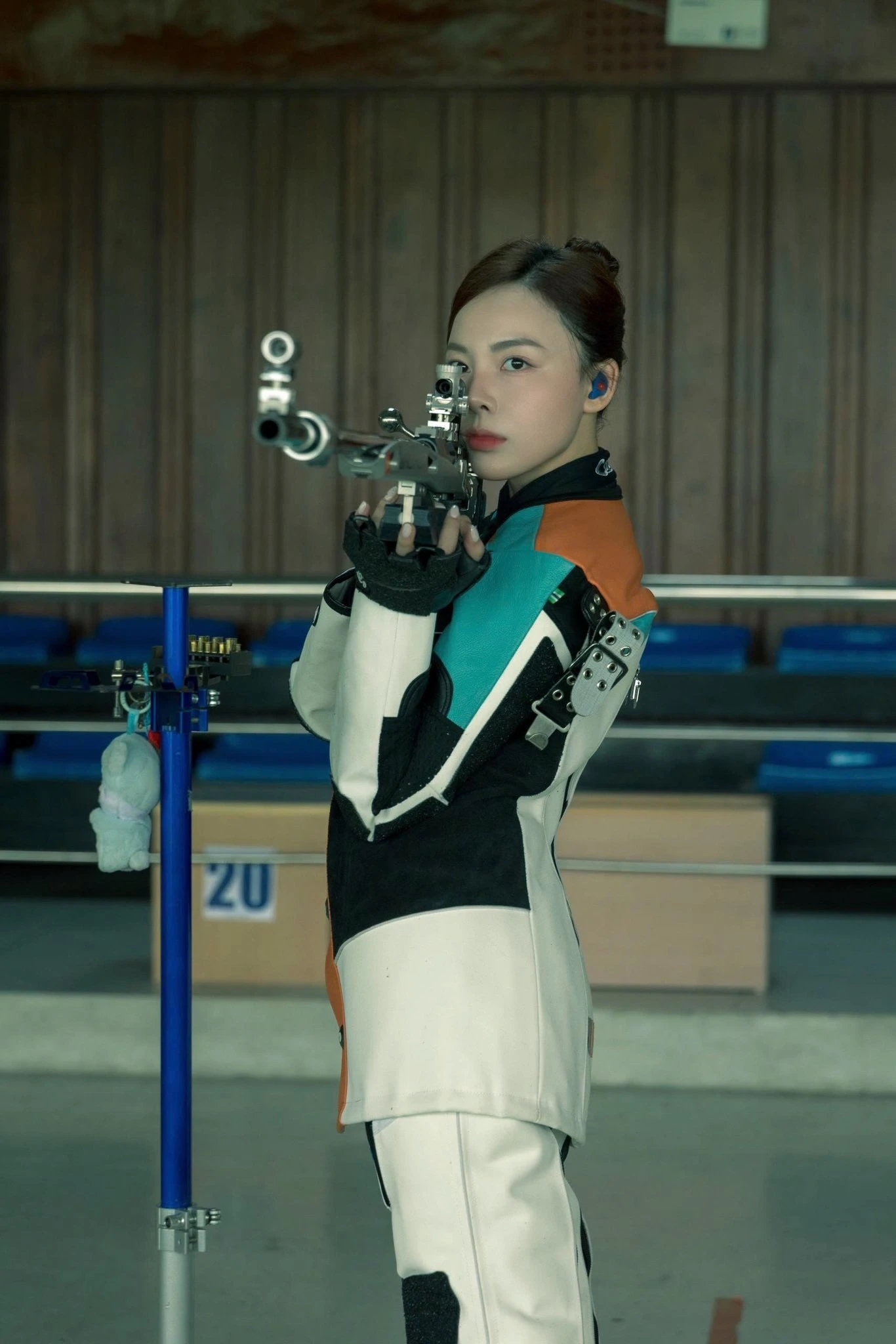 Phí Thanh Thảo, chân dung hoa khôi bắn súng, SEA Games 33, xạ thủ Việt Nam, Thượng úy Phí Thanh Thảo