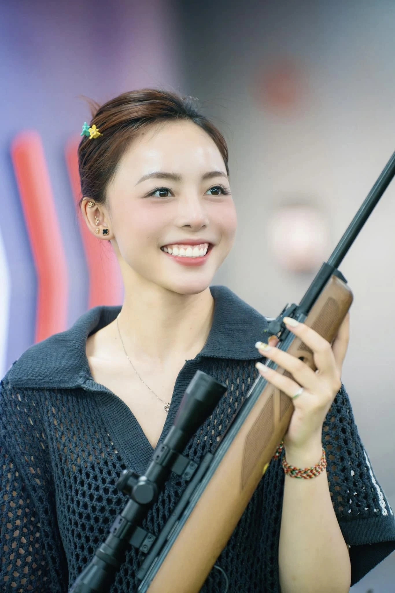 Phí Thanh Thảo, chân dung hoa khôi bắn súng, SEA Games 33, xạ thủ Việt Nam, Thượng úy Phí Thanh Thảo