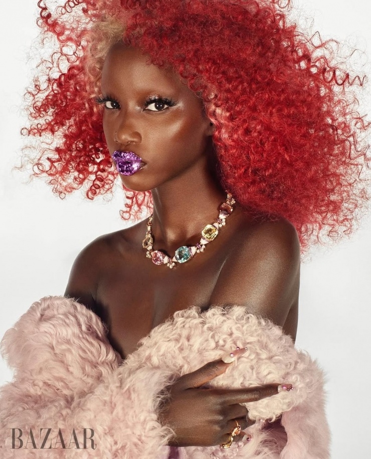 Anok Yai, Người mẫu của năm 2025, Fashion Awards, thời trang sao, Vogue, người mẫu Mỹ gốc Sudan