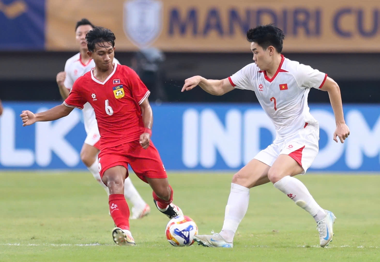 U22 Việt Nam - U22 Lào, U22 Việt Nam, đội hình U22 Việt Nam, U22 Lào, SEA Games 33, đội hình ra sân, Kim Sang Sik