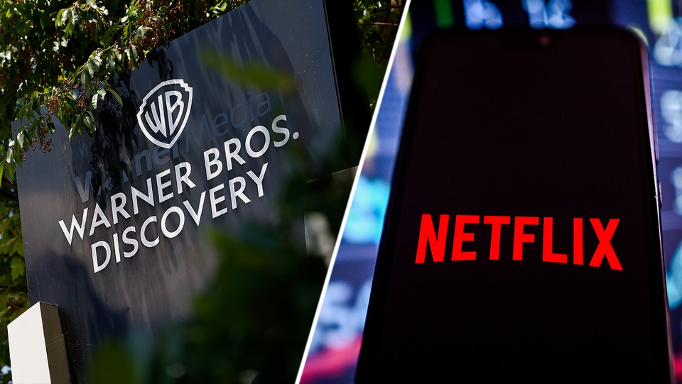 Netflix mua Warner Bros Discovery, thương vụ 82,7 tỷ USD, sáp nhập Netflix Warner Bros, Hollywood, WBD