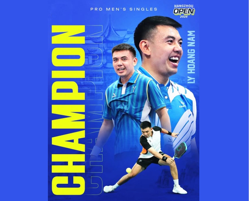 Lý Hoàng Nam, Pickleball, PPA Tour Asia, Jack Wong, vô địch pickleball, thể thao Việt Nam