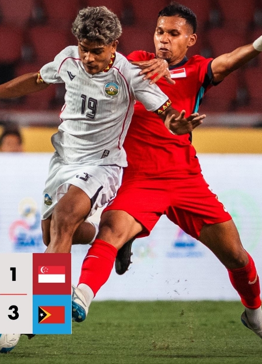 U22 Timor Leste, U22 Singapore, SEA Games 33, địa chấn SEA Games, bảng A, bóng đá nam