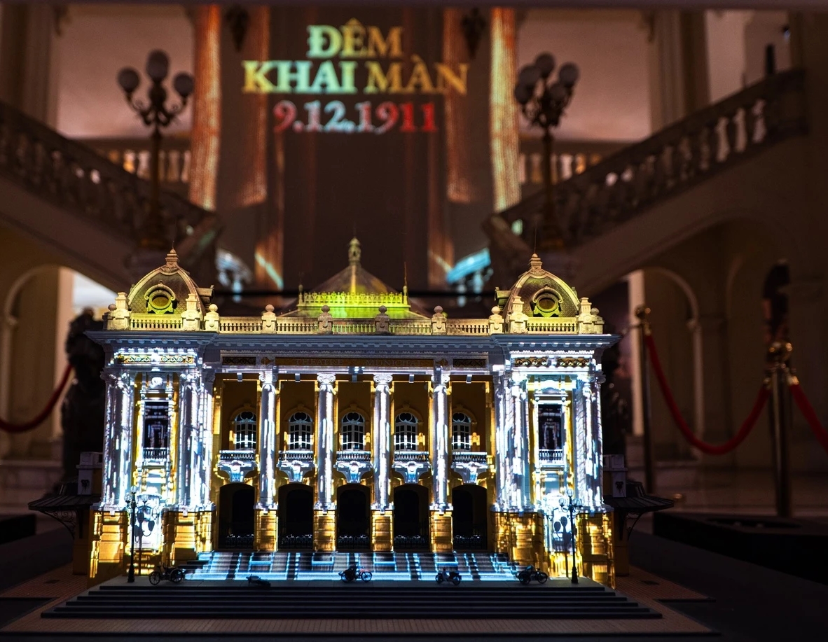 Nhà hát Lớn Hà Nội, trùng tu, triển lãm 3D mapping, immersive, di sản Hà Nội