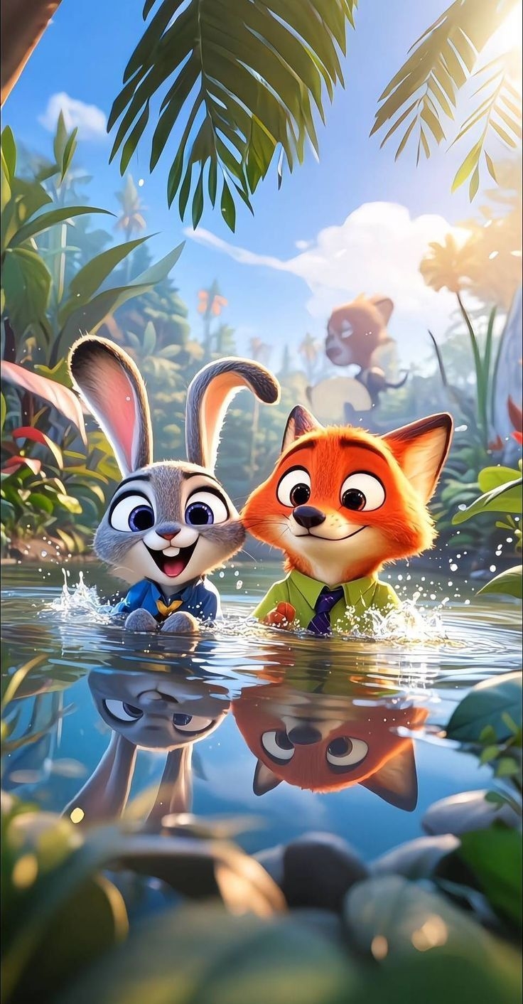 Hình nền Zootopia 2, wallpaper Zootopia 2, Nick Wilde, Judy Hopps, hình nền điện thoại