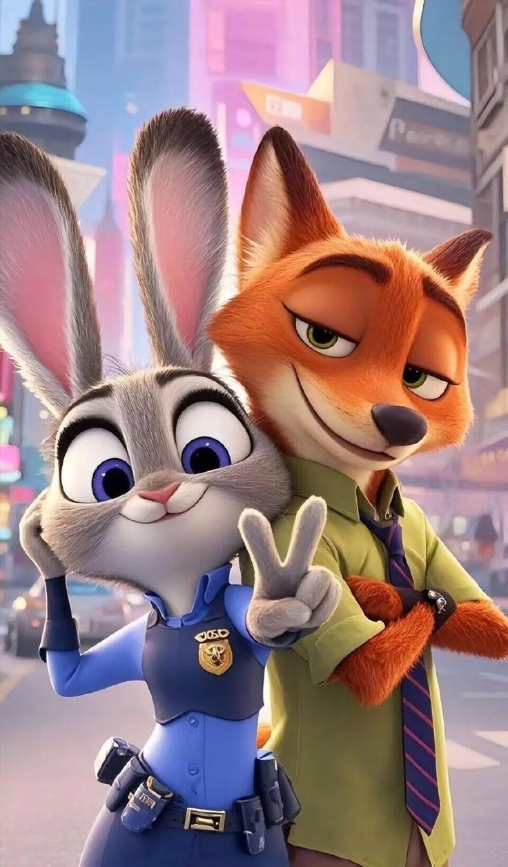 Hình nền Zootopia 2, wallpaper Zootopia 2, Nick Wilde, Judy Hopps, hình nền điện thoại