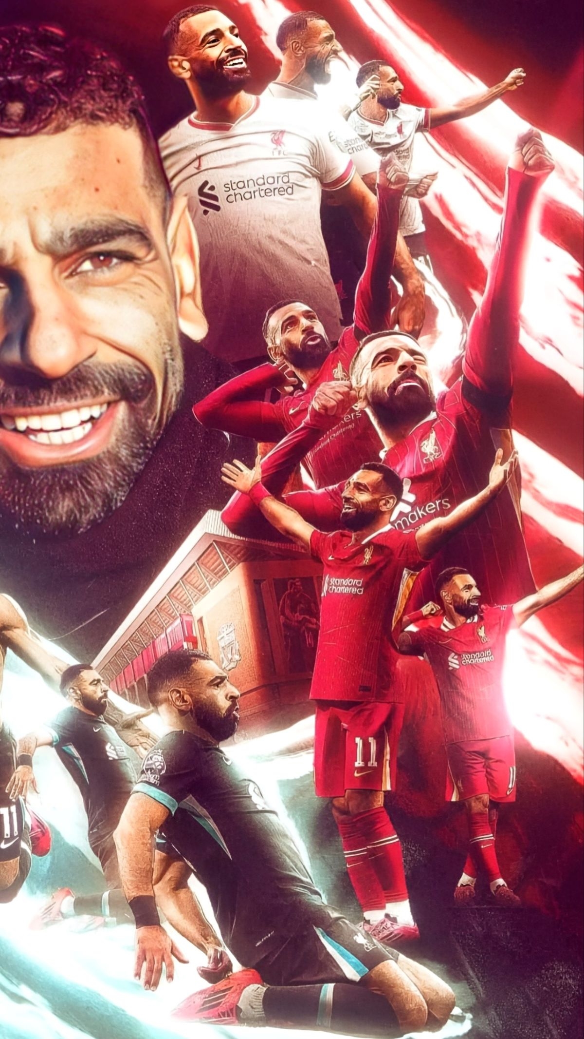 ảnh nền Mohamed Salah, wallpaper Salah, hình nền Liverpool, The Egyptian King, Salah 4K