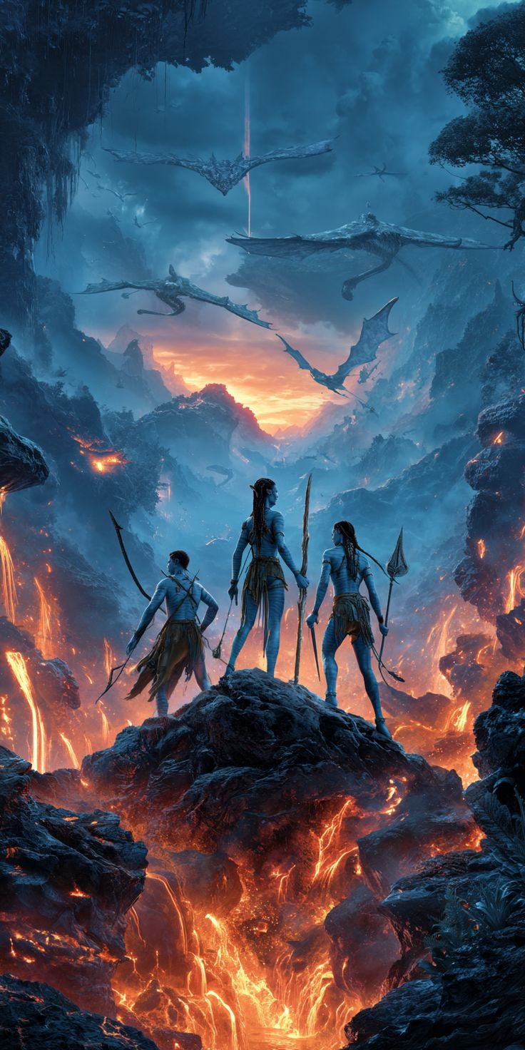 Hình nền Avatar 3, wallpaper Avatar 3, Avatar: Lửa và tro tàn, hình nền Pandora, Jake Sully, Neytiri, Varang