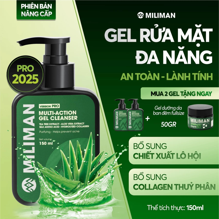 Cảm nhận về sữa rửa mặt nam da dầu MILIMAN 150ml