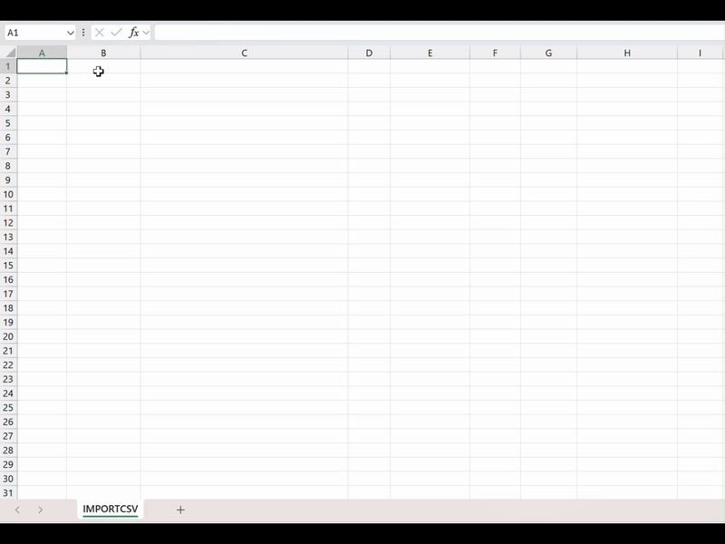 Excel: Import file CSV không cần Power Query