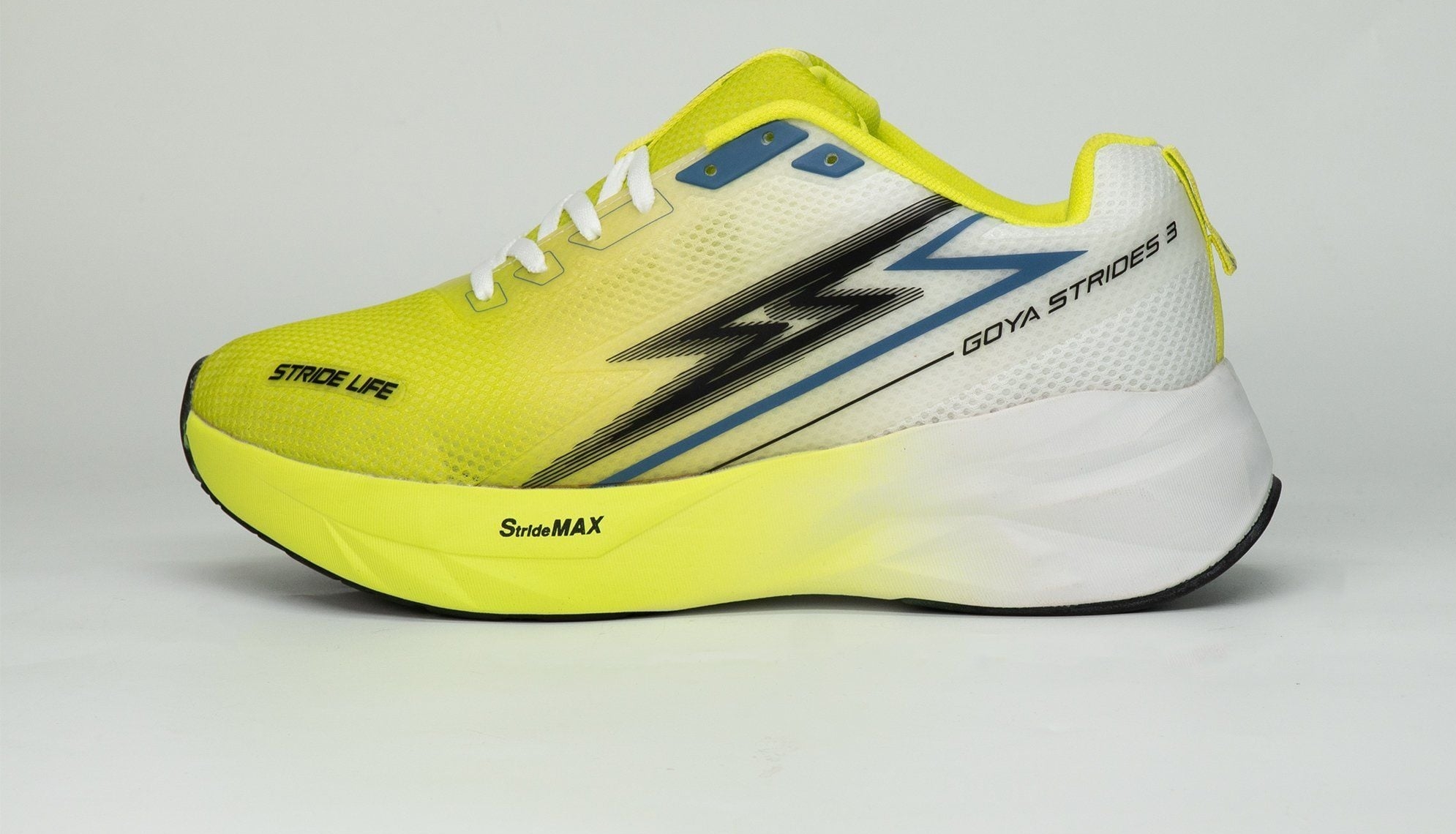 Goya Strides 3 xanh Neon: Đôi giày chạy bộ dưới 1 triệu cho người mới bắt đầu 1 Goya Strides 3 xanh Neon: Đôi giày chạy bộ dưới 1 triệu cho người mới bắt đầu