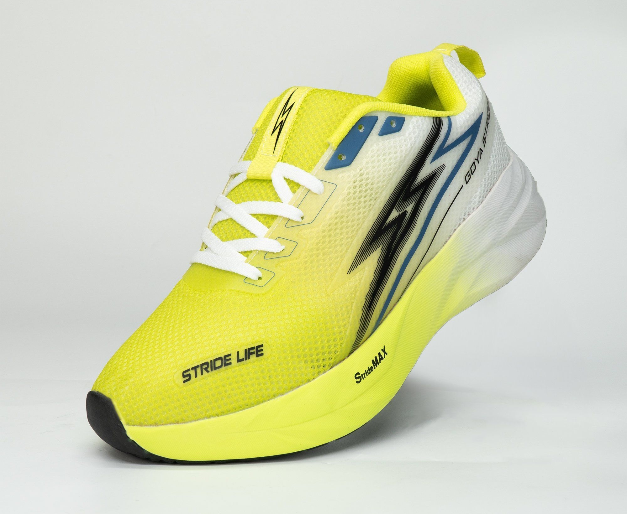 Goya Strides 3 xanh Neon: Đôi giày chạy bộ dưới 1 triệu cho người mới bắt đầu 2 Goya Strides 3 xanh Neon: Đôi giày chạy bộ dưới 1 triệu cho người mới bắt đầu