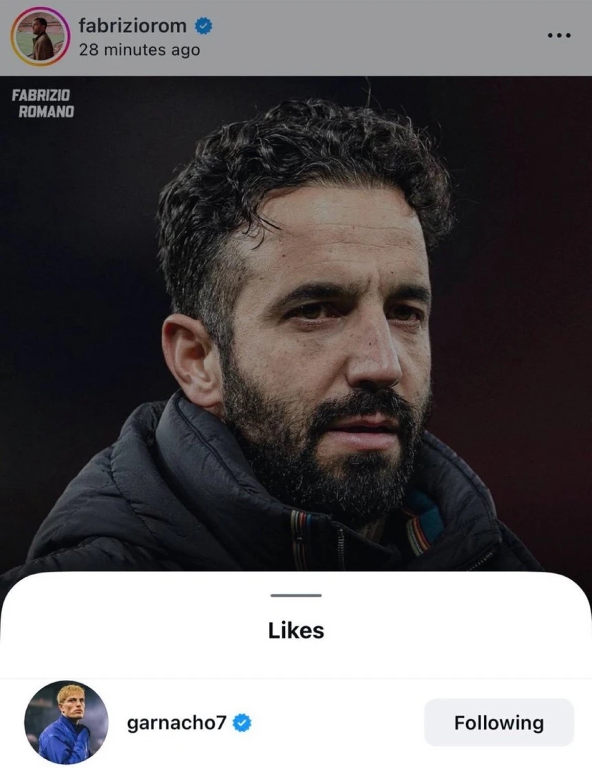 Garnacho ‘hí hửng’ khi Amorim bị sa thải