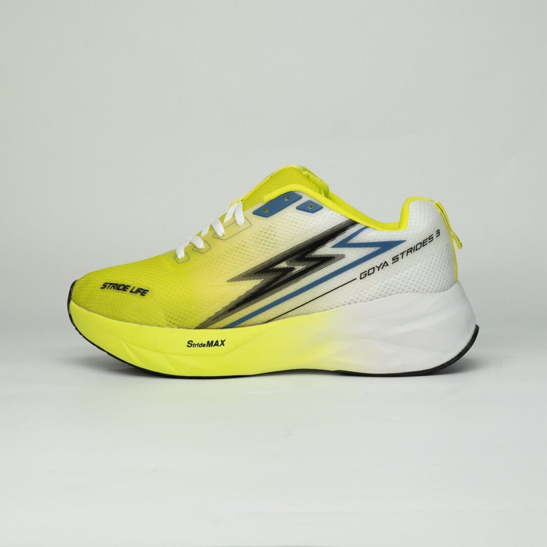 Goya Strides 3 xanh Neon: Đôi giày chạy bộ dưới 1 triệu cho người mới bắt đầu