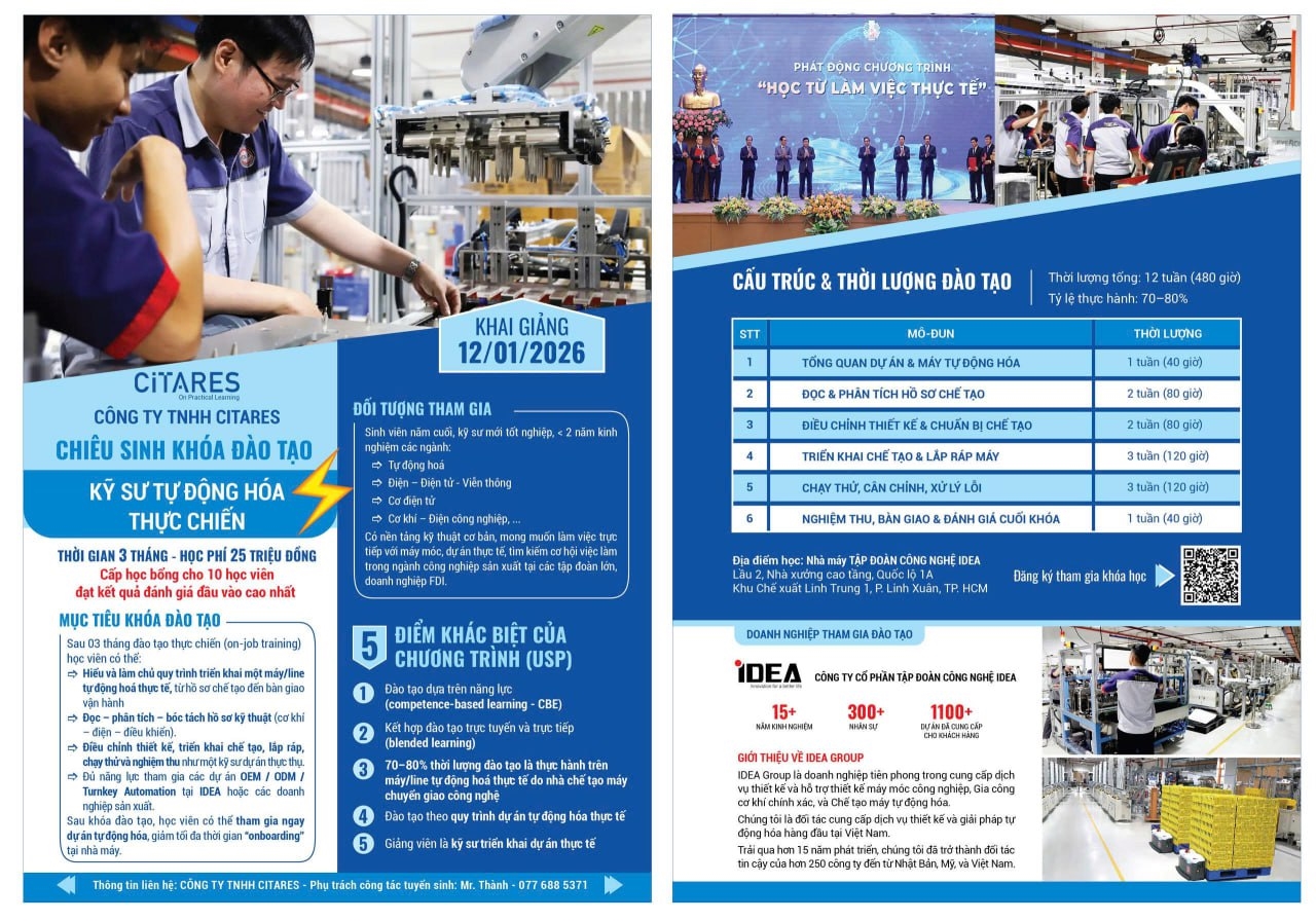 Lời giải cho bài toán nhân lực ngành Tự động hóa 1 Lời giải cho bài toán nhân lực ngành Tự động hóa