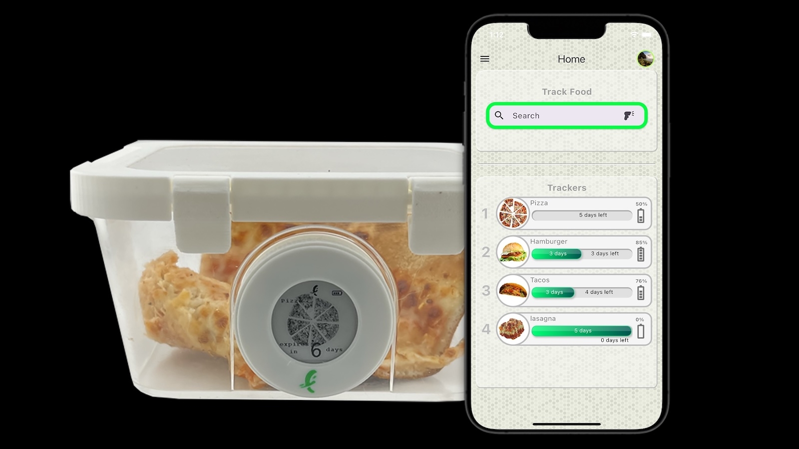 FoodTusker: Hộp đựng thức ăn biết báo trước khi thực phẩm hỏng 1 FoodTusker: Hộp đựng thức ăn biết báo trước khi thực phẩm hỏng