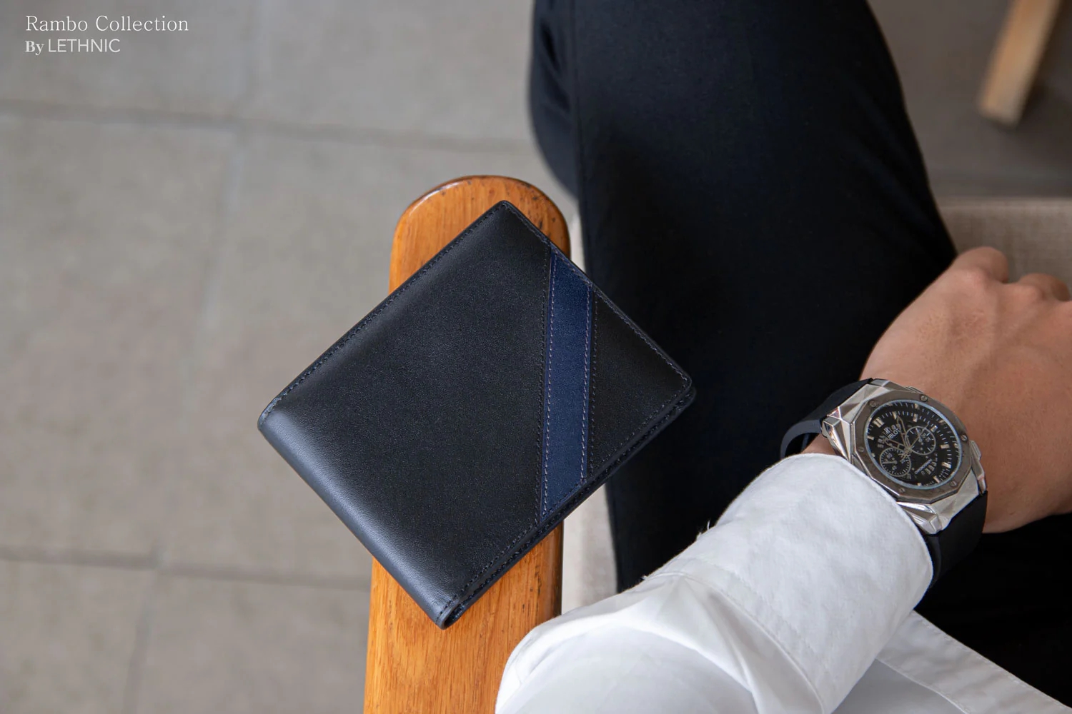 Trải nghiệm ví gập đôi Rambo Lethnic