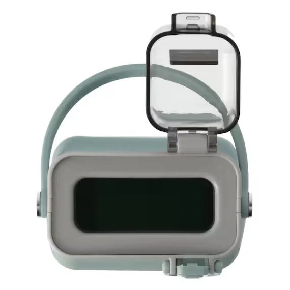 Bình nước gấp silicone 600ml màu xanh TBL – Nhẹ, gọn, tiện cho anh em hay di chuyển