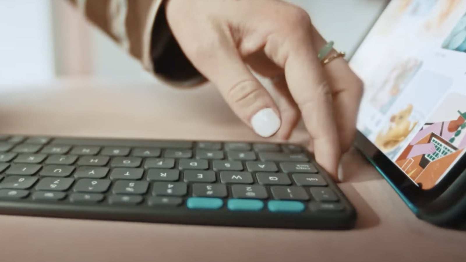 Logitech Flip Folio cho iPad – Bao da kèm bàn phím rời