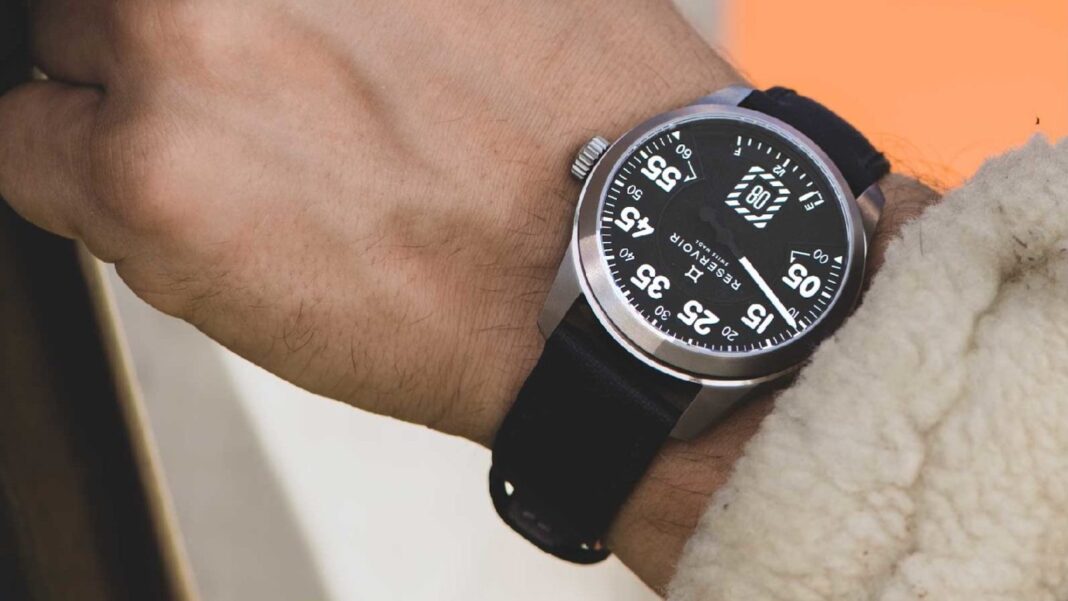 RESERVOIR Airfight Titane: Đồng hồ lấy cảm hứng từ bảng điều khiển máy bay