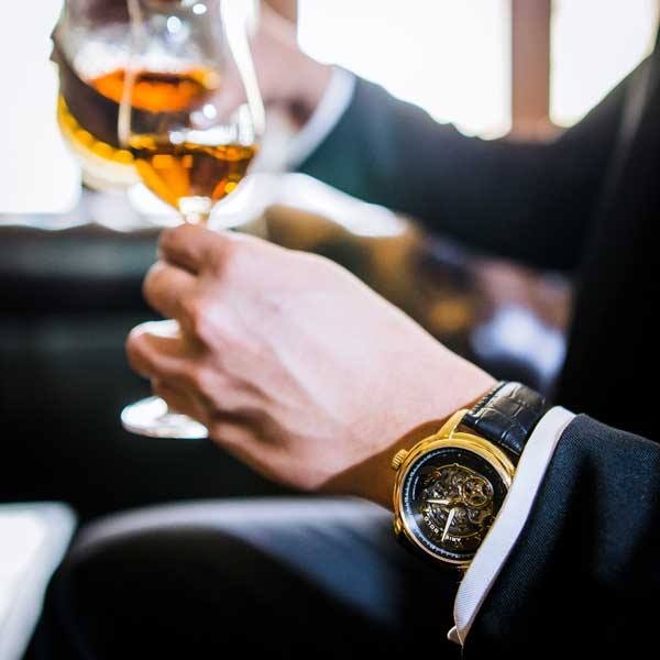 Aries Gold AG-G9005A G-BK – Chiếc đồng hồ cơ lịch lãm cho quý ông 1 Aries Gold AG-G9005A G-BK – Chiếc đồng hồ cơ lịch lãm cho quý ông