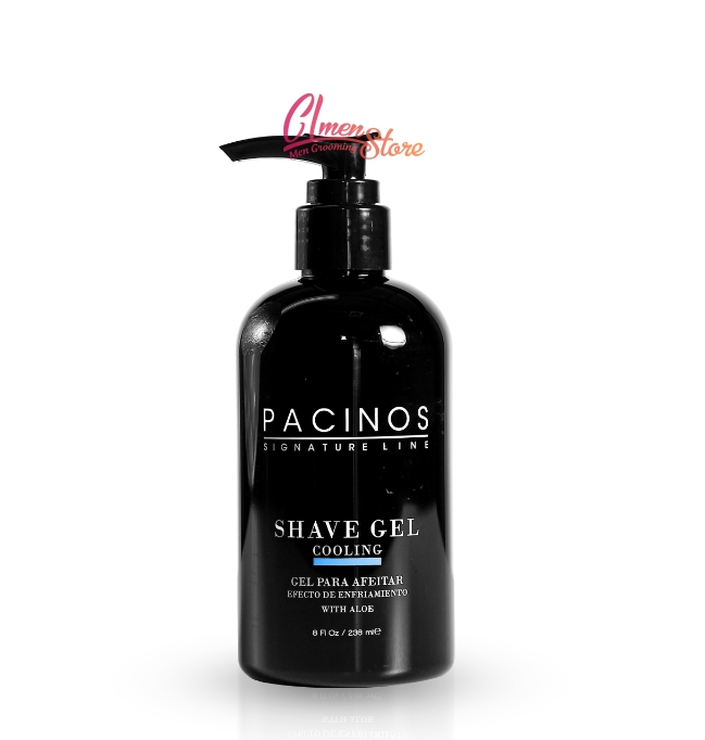 Gel cạo râu Pacinos Shave Gel Cooling 236ml dùng ổn áp không