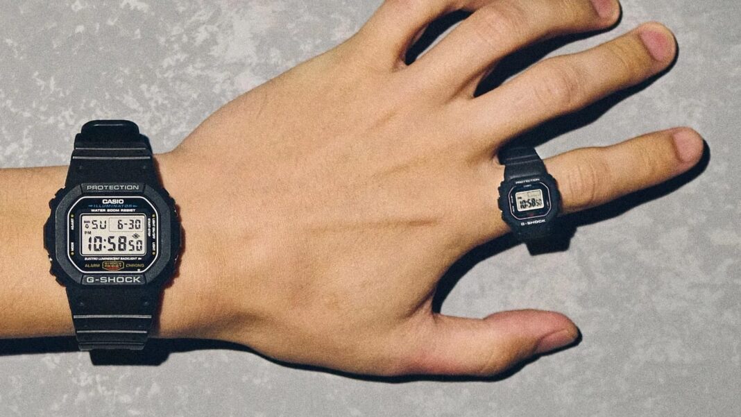 G-SHOCK Nano DWN5600 Ring Watch: Nhẫn “nồi đồng cối đá” đúng chất G