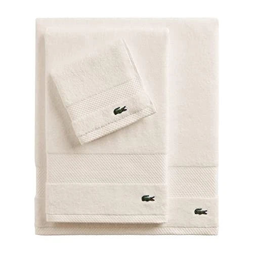 Khăn tắm Lacoste Heritage Supima Cotton màu be: Món nhỏ trong phòng tắm 3 Khăn tắm Lacoste Heritage Supima Cotton màu be: Món nhỏ trong phòng tắm