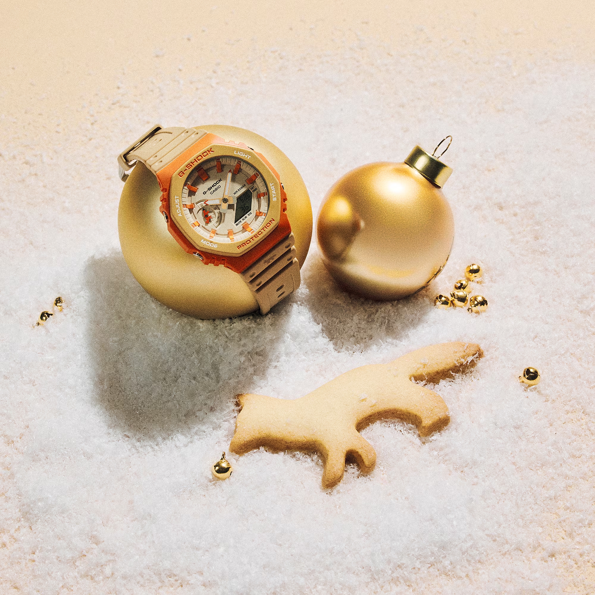 Review G-SHOCK GA-2110MK-5A x Maison Kitsuné: Chất hầm hố kết hợp thời trang thanh nhã