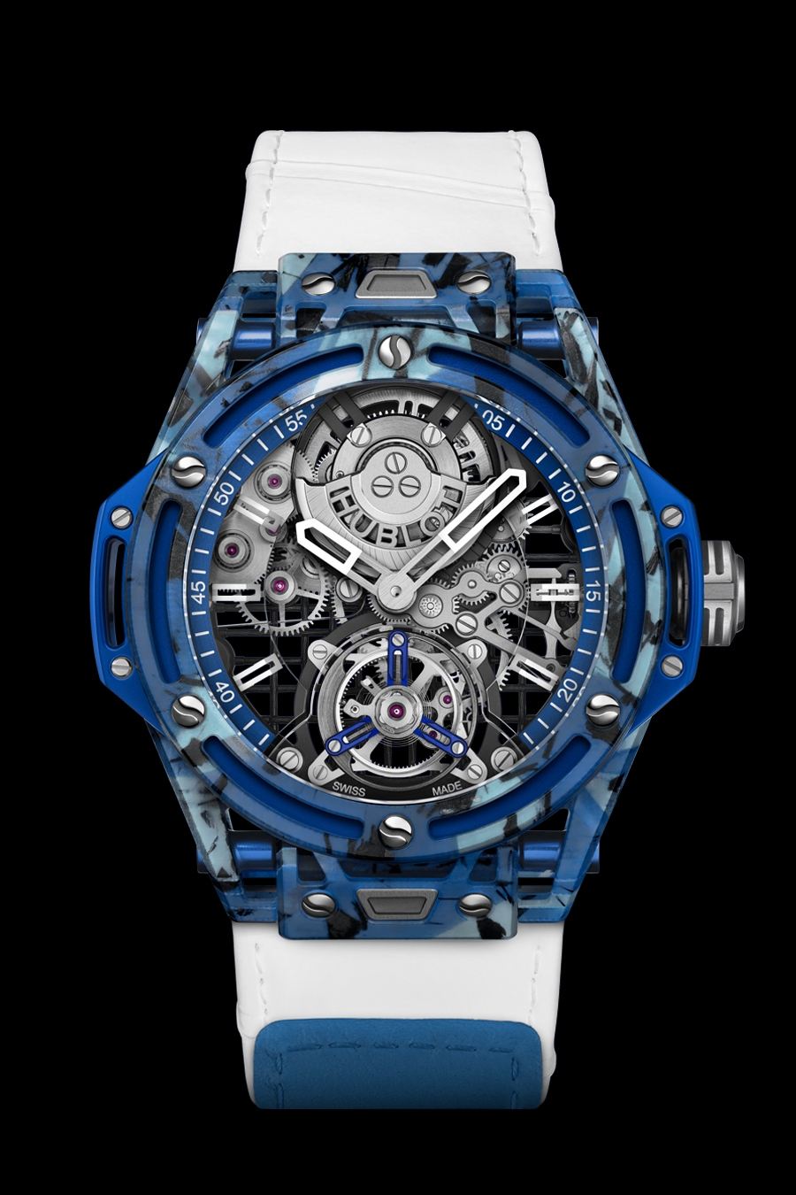 Hublot Big Bang Tourbillon Novak Djokovic Goat Edition Blue: Sinh ra cho huyền thoại