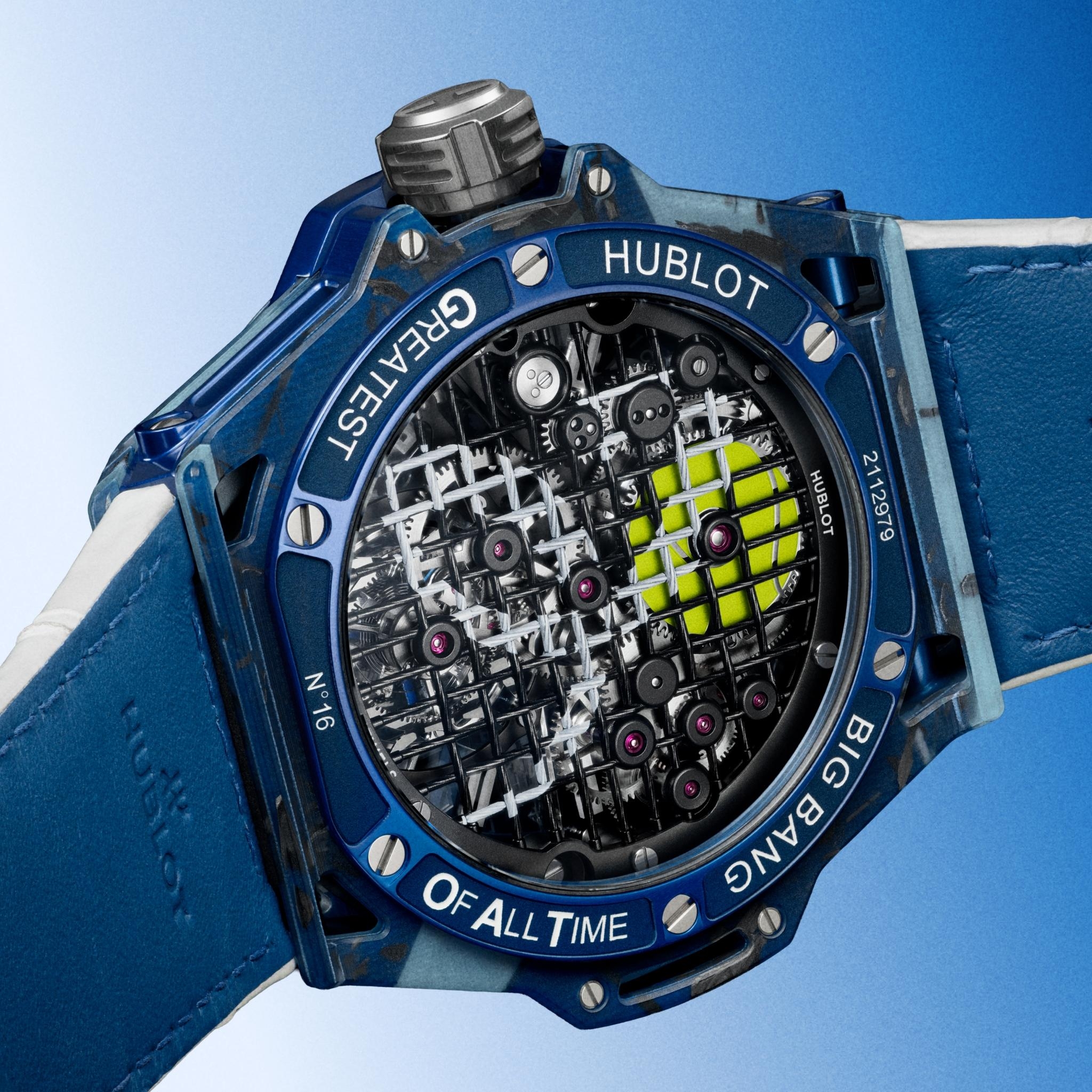 Hublot Big Bang Tourbillon Novak Djokovic Goat Edition Blue: Sinh ra cho huyền thoại
