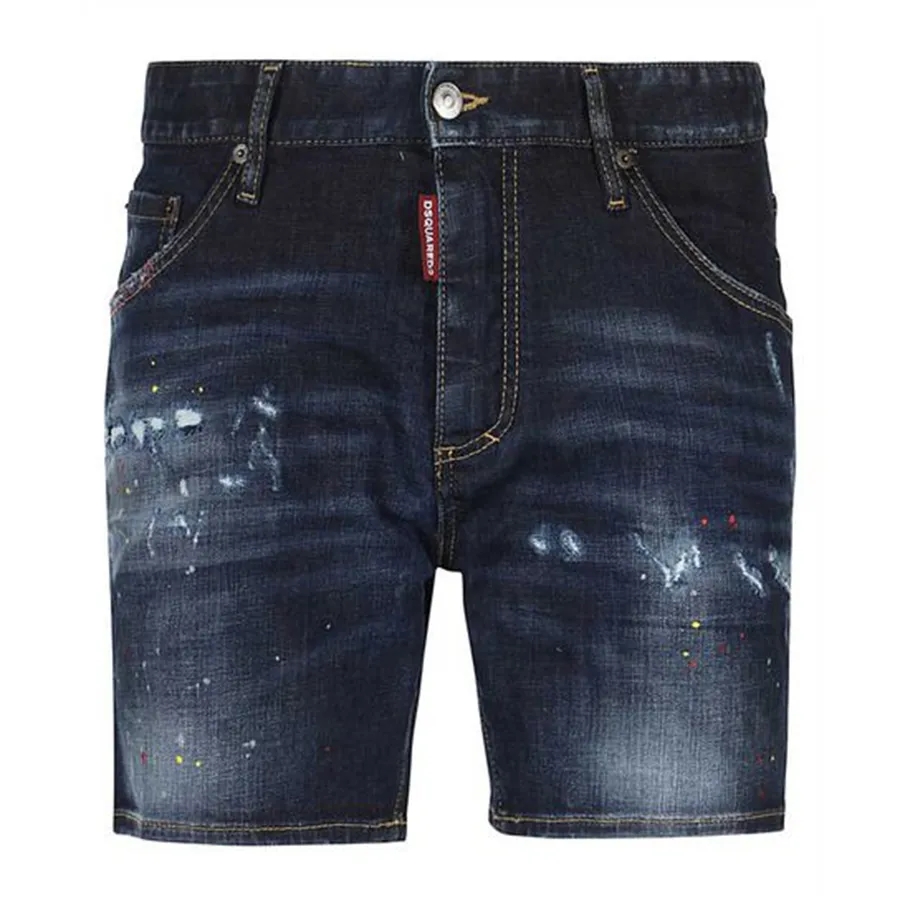 Review quần short Dsquared2 denim xanh đậm: Chất “Ý” không chỉ ở giá