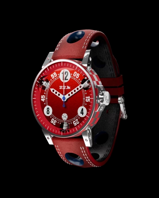 B.R.M V6-44-SA Red ColorDrive: Khi đồng hồ cơ mang linh hồn siêu xe