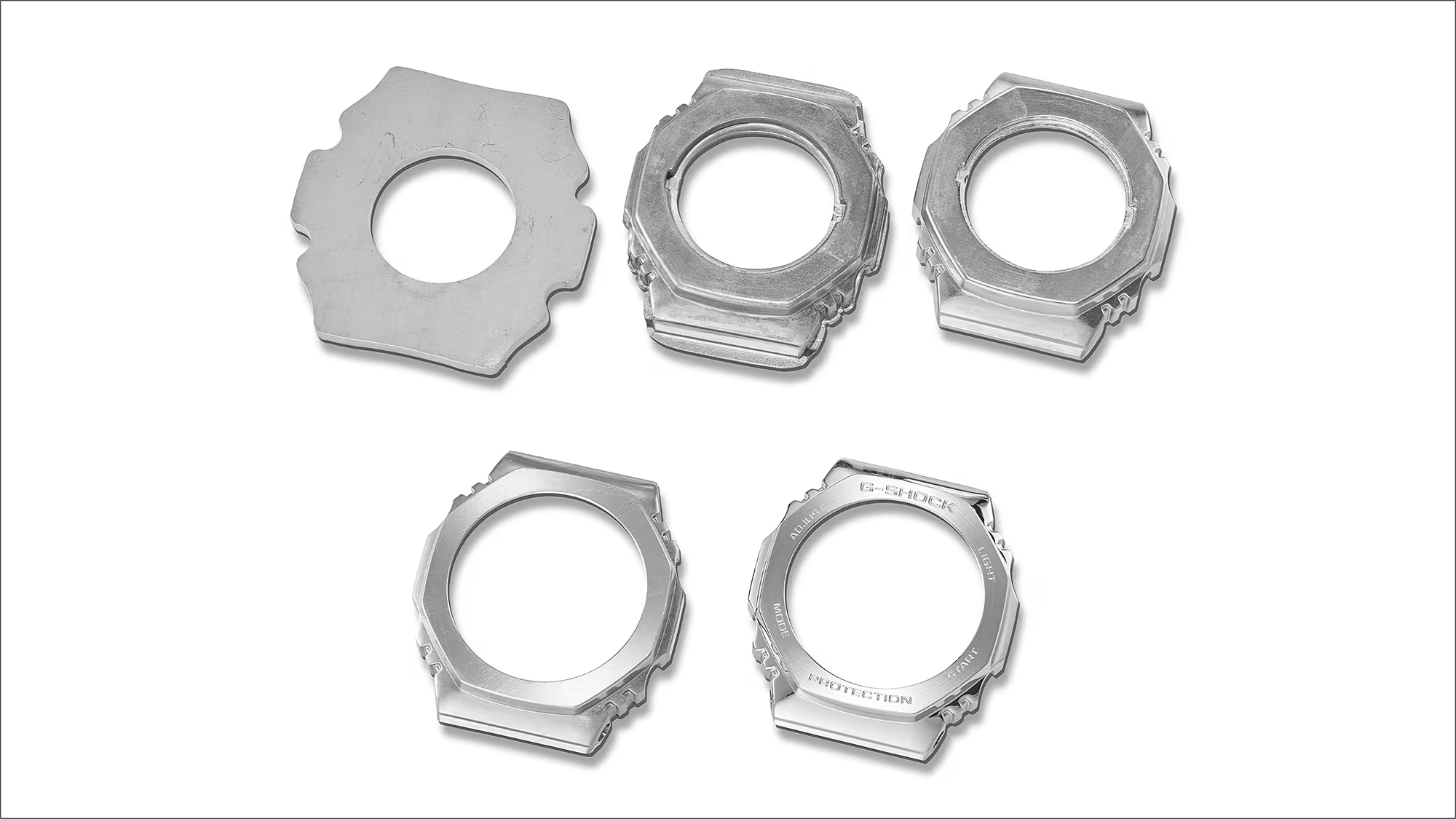 G-SHOCK GM-5600YRA-8: Huyền thoại 5600 khoác giáp kim loại