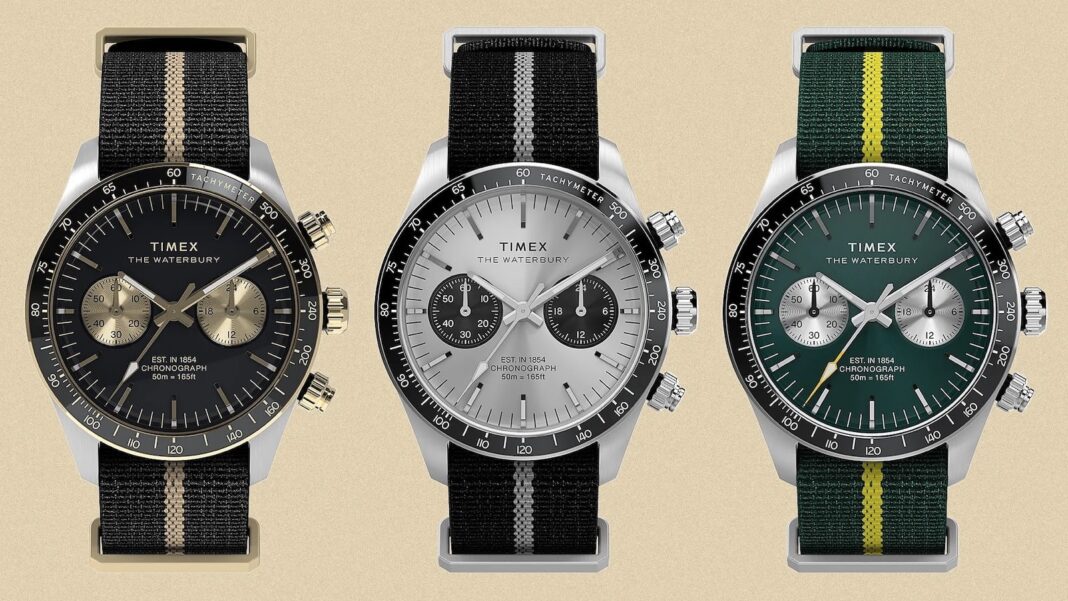 Đánh giá Timex Waterbury Heritage Chronograph: Cho anh em thích vibe xe đua