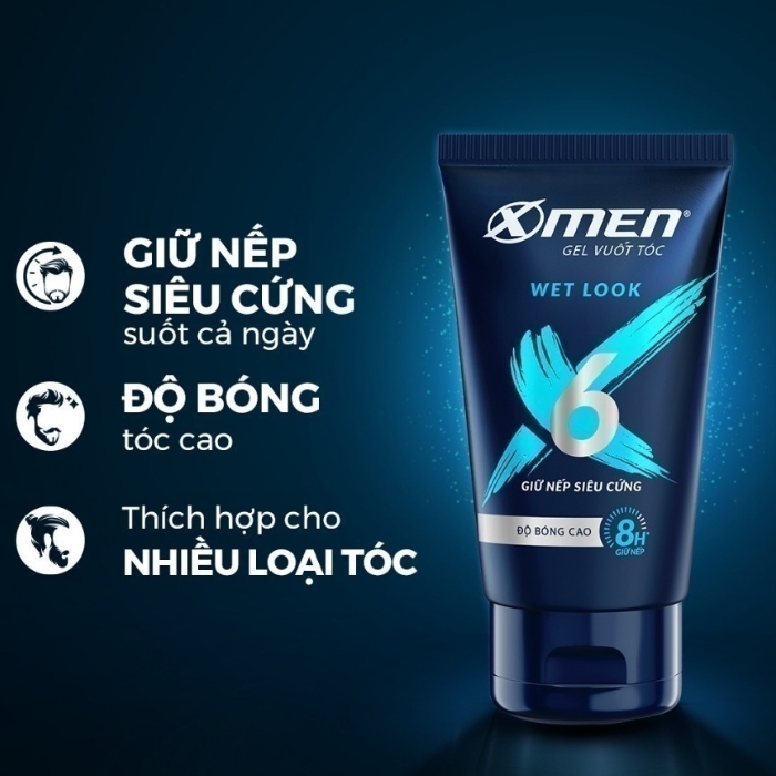 Trải nghiệm Gel vuốt tóc X-Men Wet Look